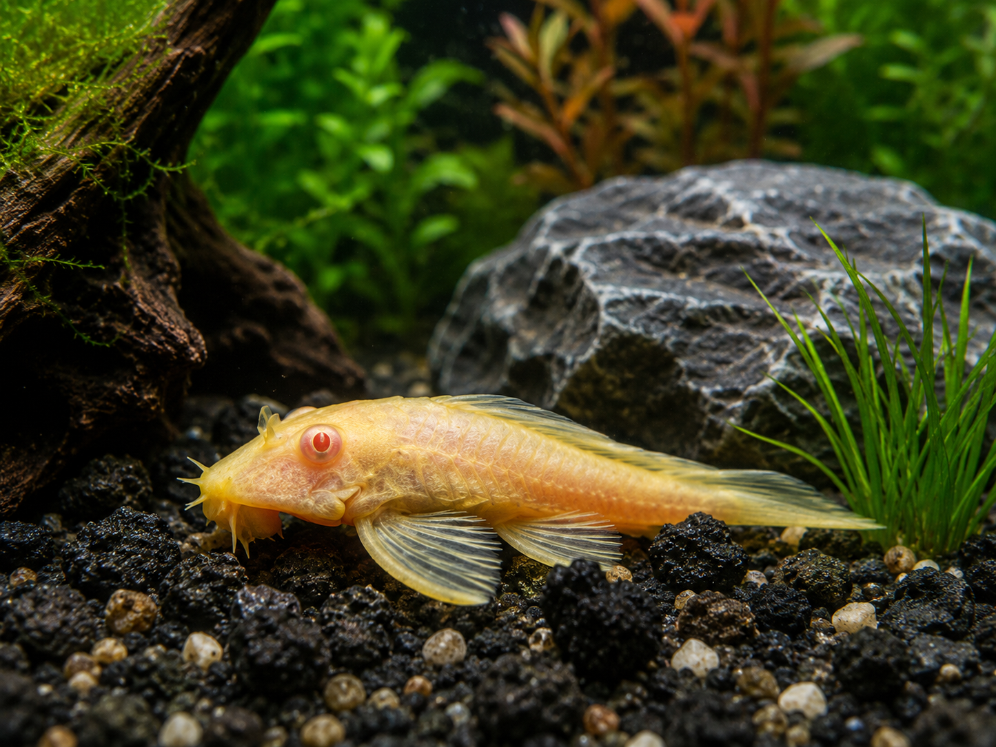 Albino Gibbiceps Plecostomus