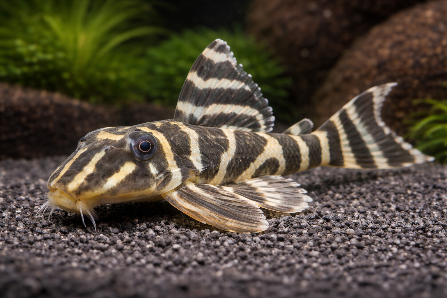 Yellow Zebra Plecostomus L 199 – Natural Environment Aquatix