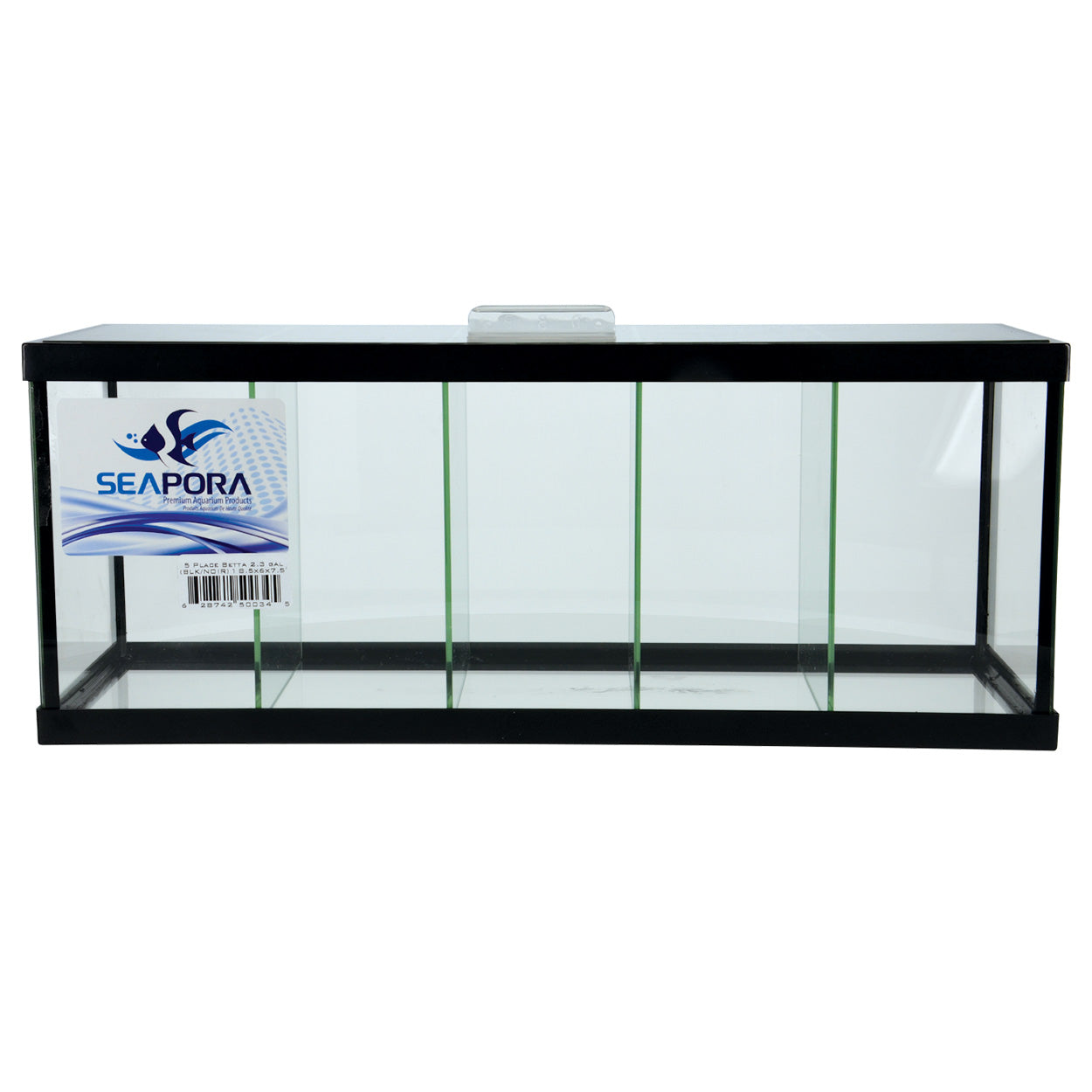 Seapora Betta Aquarium - 5 Compartments - 2.5 gal
