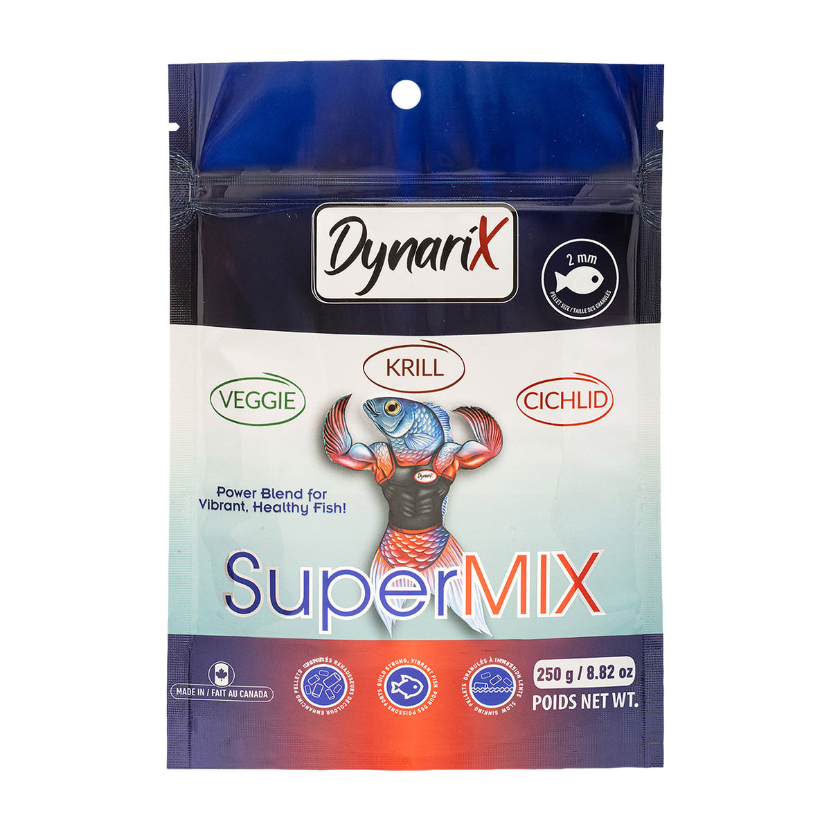 DynariX SuperMix Fish Food - 2mm - 250G