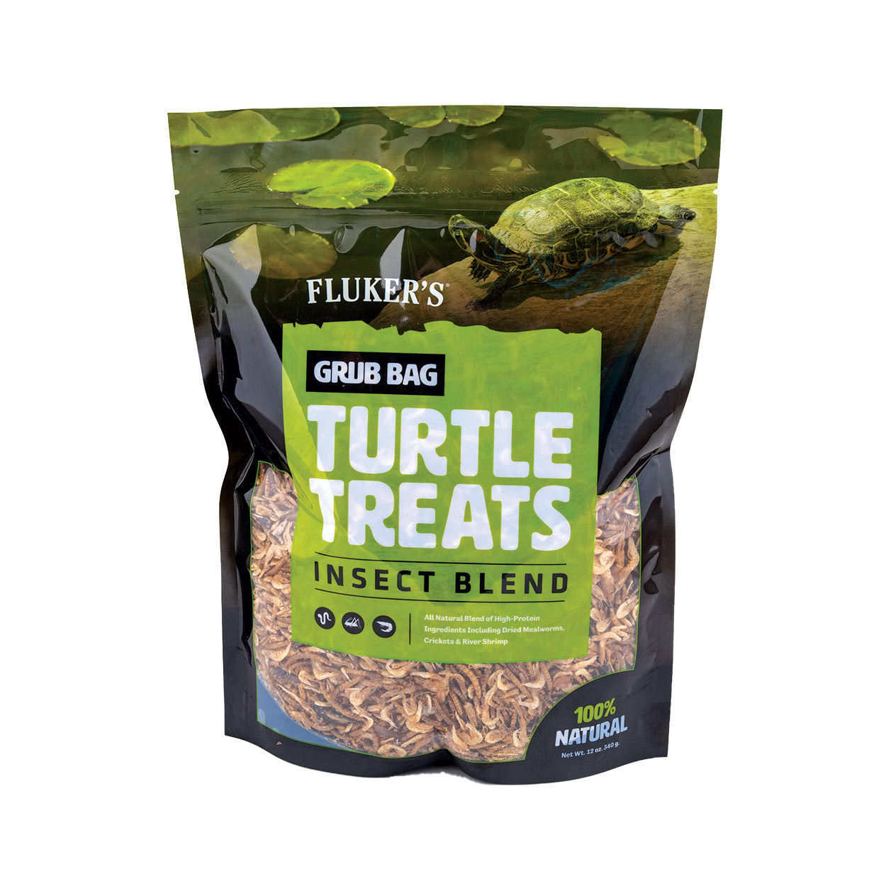 Flukers Grub Bag Turtle Treats - Insect Blend - 12 oz