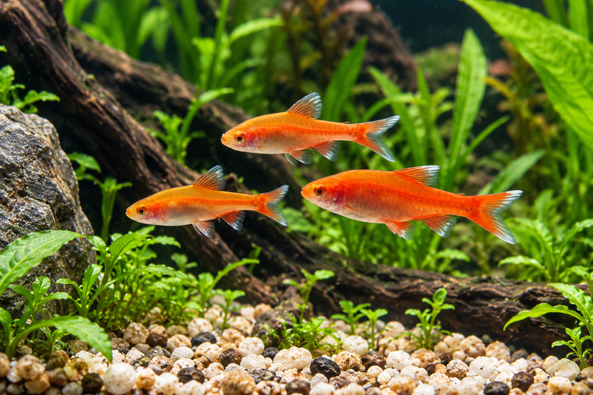 Albino Long Fin Cherry Barb