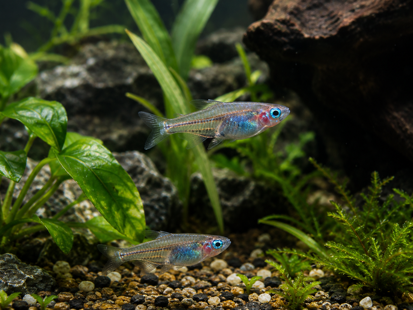 Blue Eye Ricefish (Oryzias dancena)
