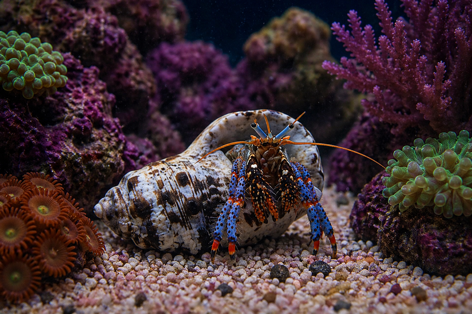 Blue Leg Hermit Crab