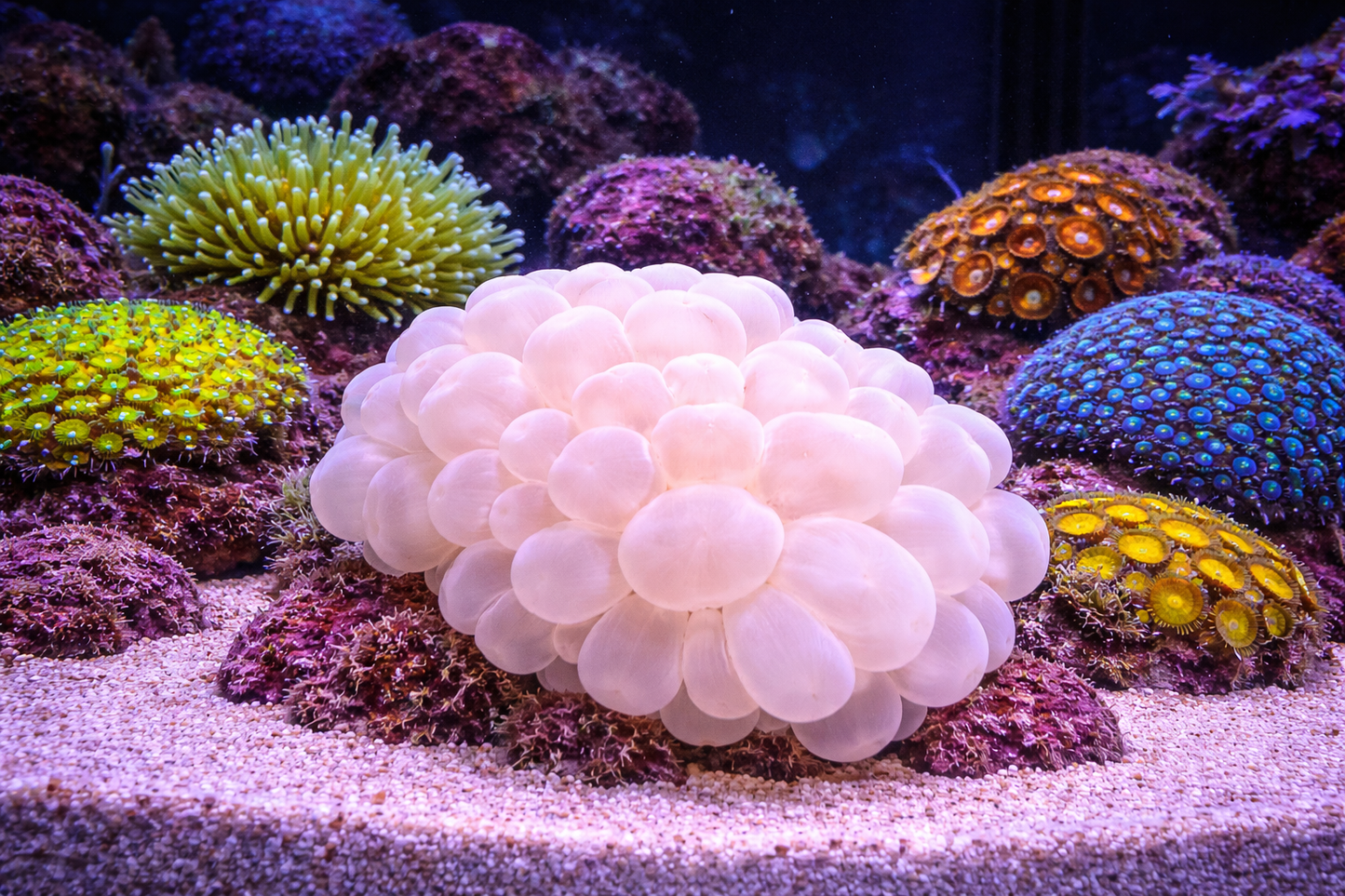 Coral in reef tank 