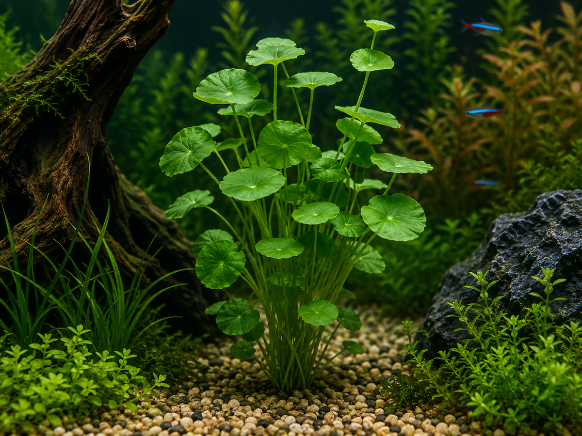 Hydrocotyle Leucocephala Aquatic Plant