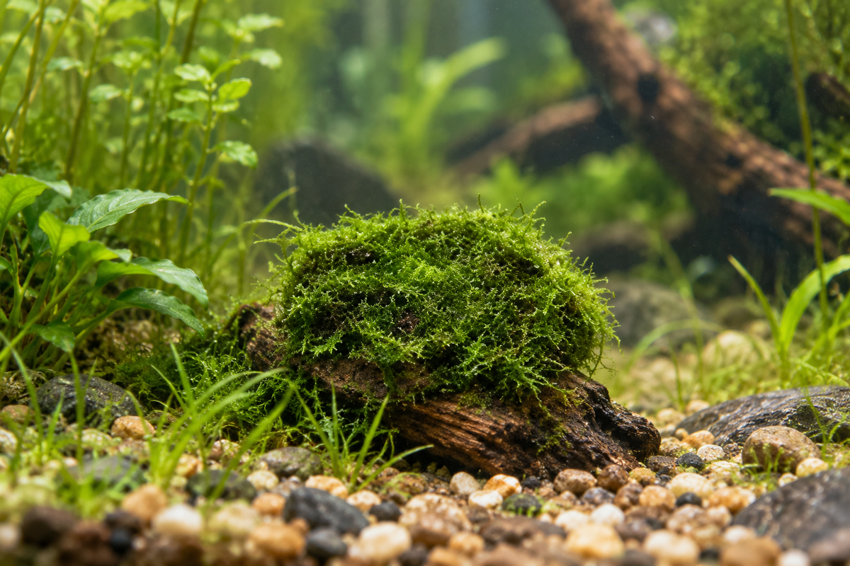 Christmas Moss on Clay