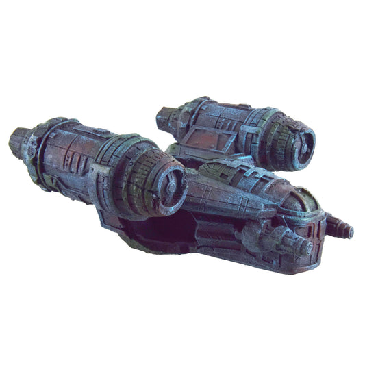 Gunship Aquarium Ornament