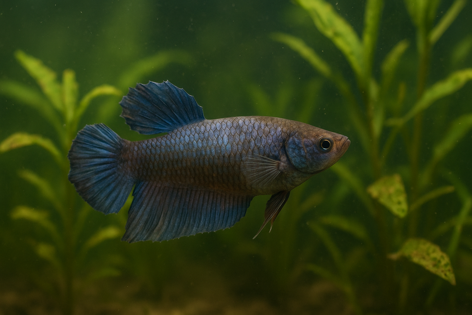 Half Moon Female Betta Fish – Natural Environment Aquatix