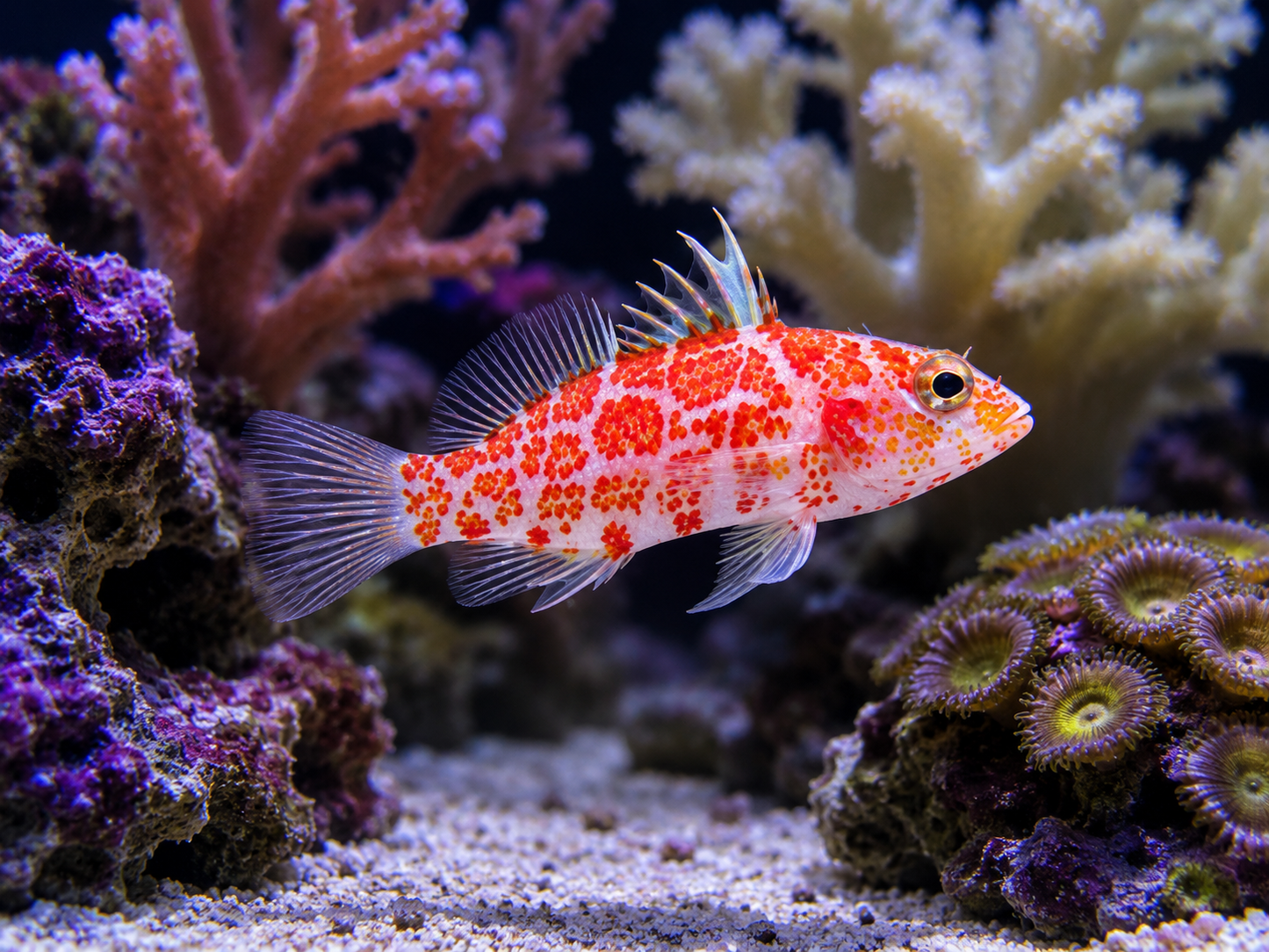 Geometric Pygmy Hawkfish (Plectranthias inermis)