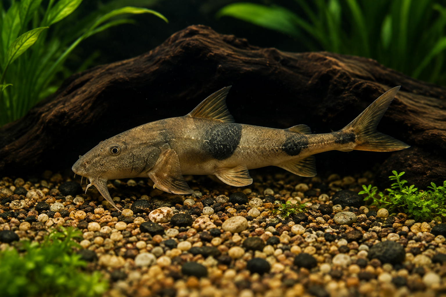 Goonch Catfish (Bagarius yarrelli)