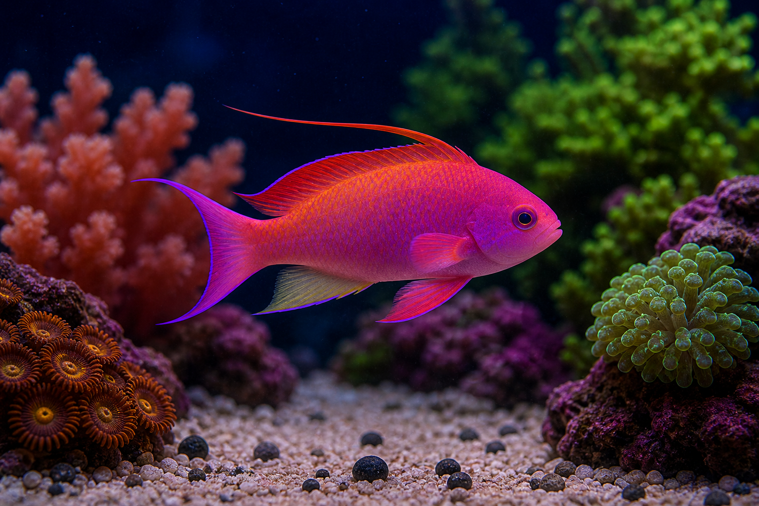 Lyretail Anthias Male