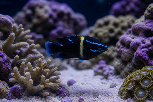 Neon Velvet Damselfish