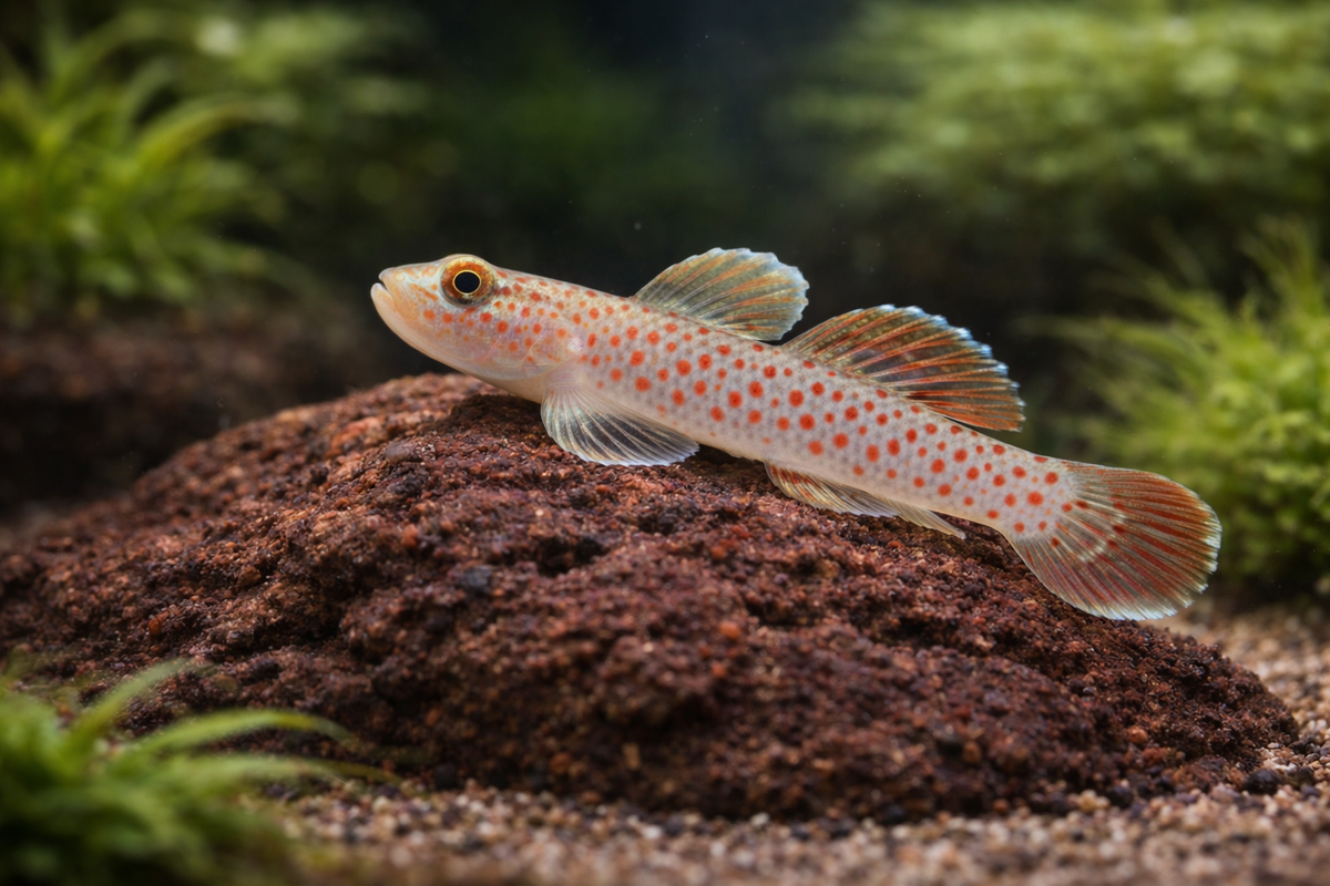 Ruby Red Goby Ruby Spotted Goby β Natural Environment Aquatix