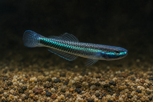 Stiphodon semoni "Blue Cobalt Goby"