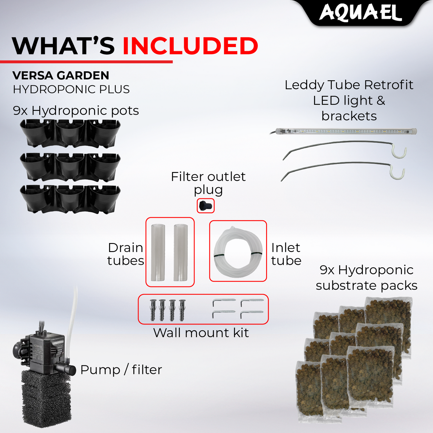 AquaEl Versa Garden Hydroponic Plus