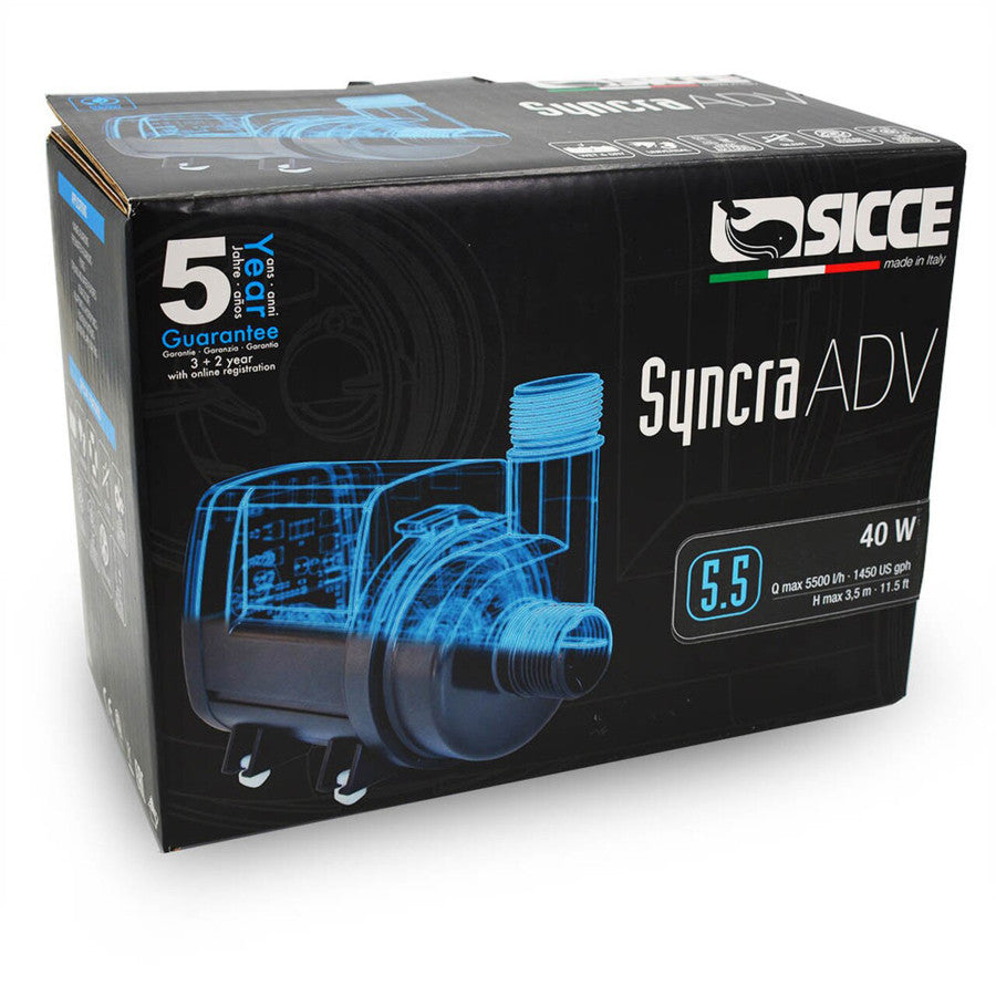 Sicce SYNCRA ADV 5.5 Return Pump - 1450 GPH