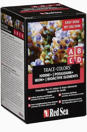 Red Sea Trace-Colors A/B/C/D - Pack of 100ml X 4