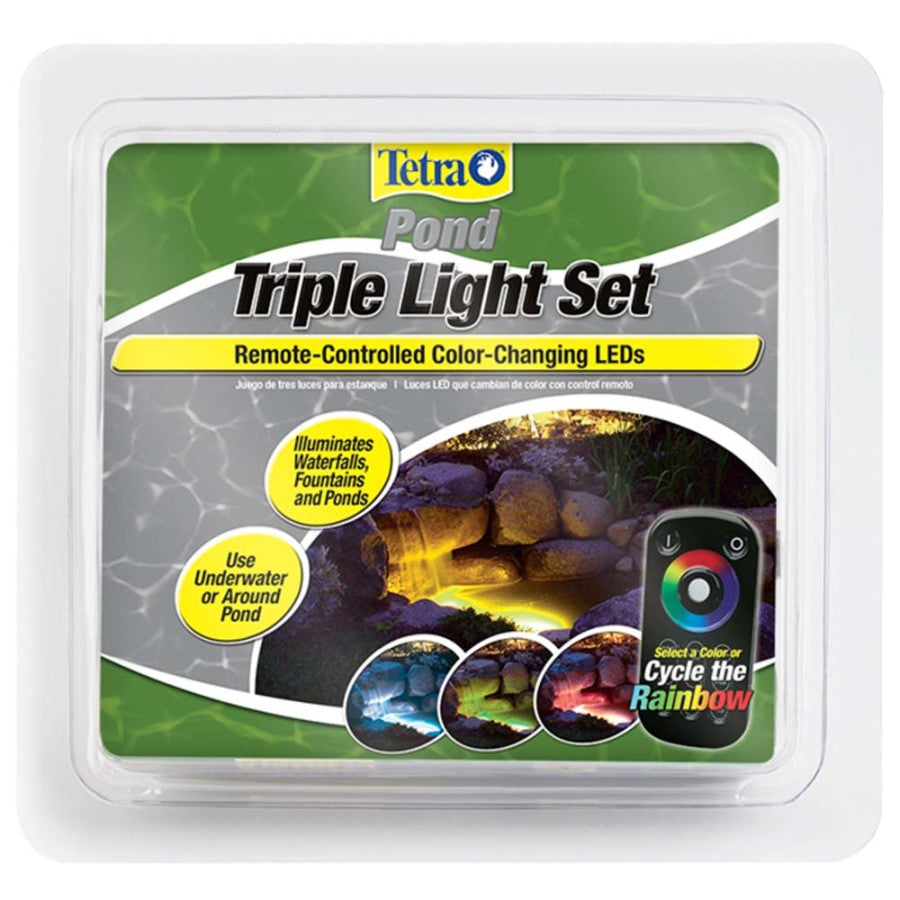 Tetra Color Changing Pond LED Triple Light Set