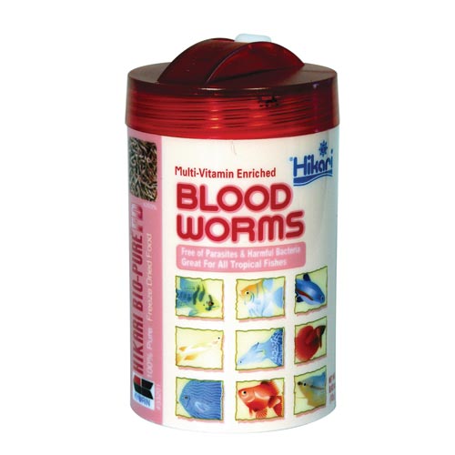 Freeze-Dried Blood Worms