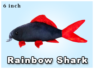 Rainbow Shark Plush