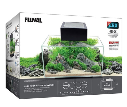 6 Gal Fluval Edge Aquarium Kit