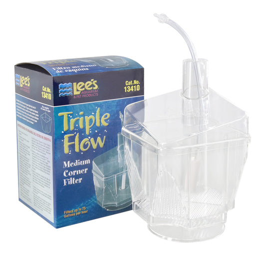 Triple-Flow Corner Filter Medium