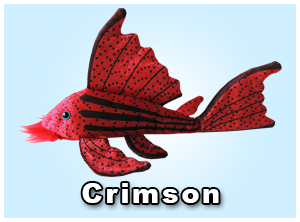 Crimson Pleco Plush